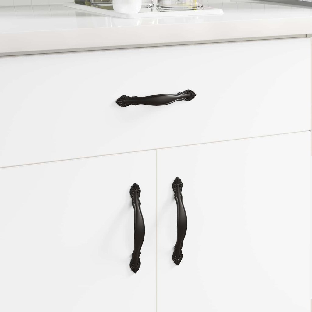 Kahva 2 pcs Musta 143 x 19,2 x 20 mm Sinkkiseos