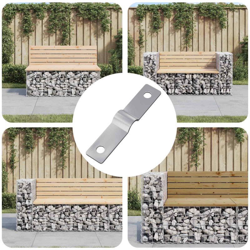 Lyöntilevy 12 pcs Hopea 50 x 10 x 1,2 mm Rauta