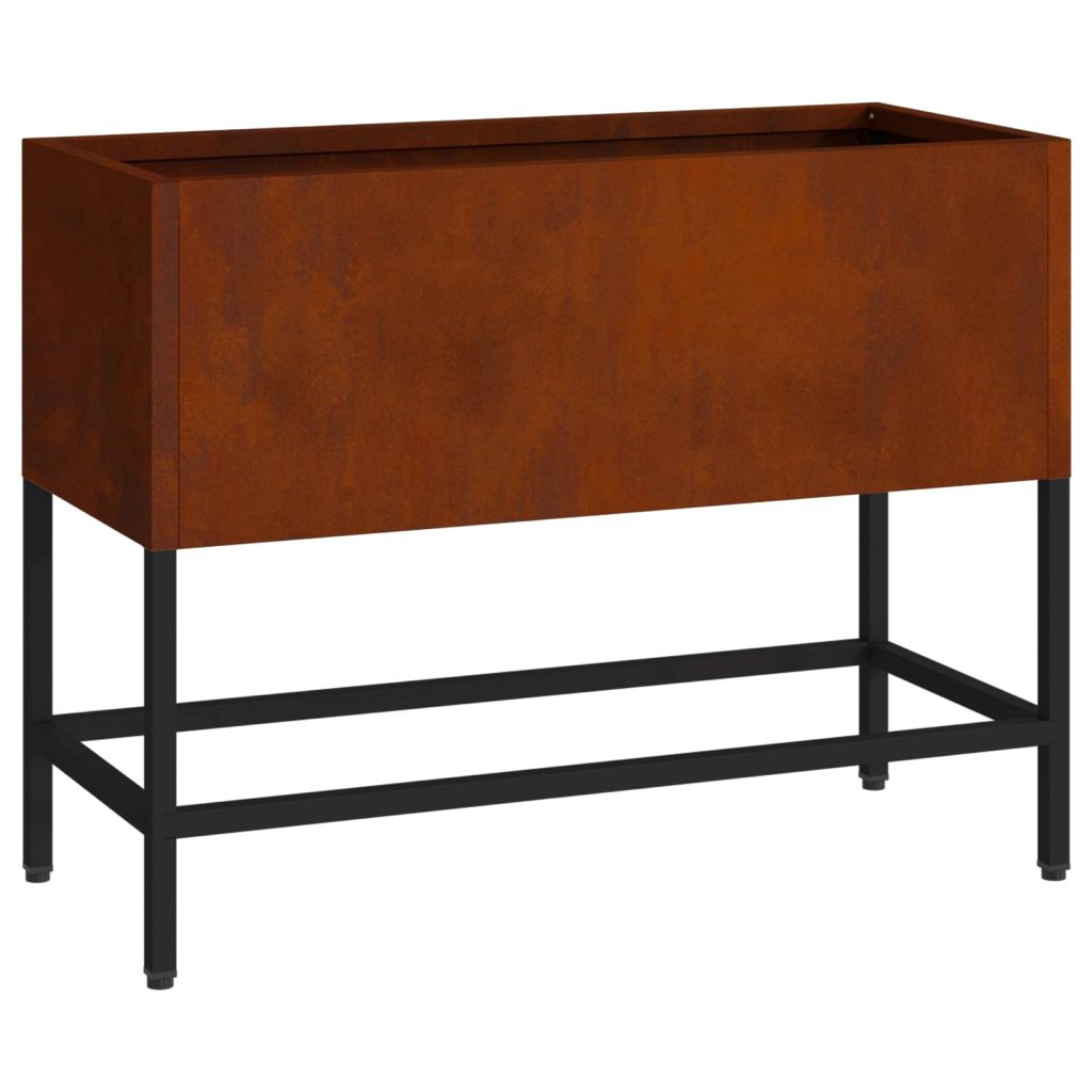 Nostettu Puutarhaviljelmä 60x26x45 cm Säänkestävä Teräs