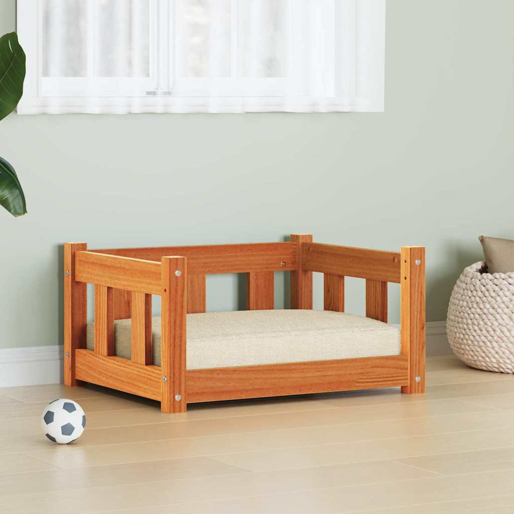 Koiran Peti Vaha ruskea 55 x 45 x 28 cm Massiivinen mänty