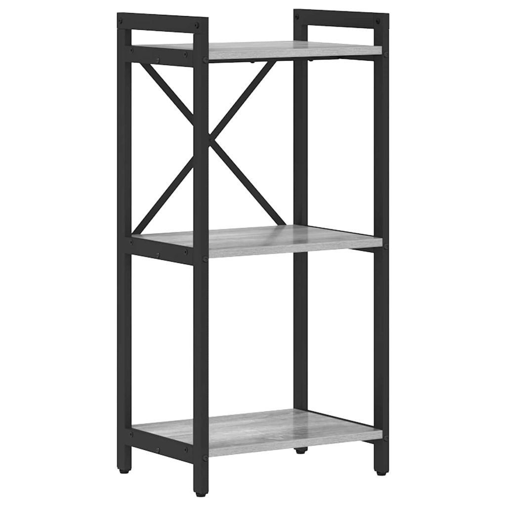 Kirjahylly Harmaa sonoma 40 x 30 x 83 cm Tekninen puu