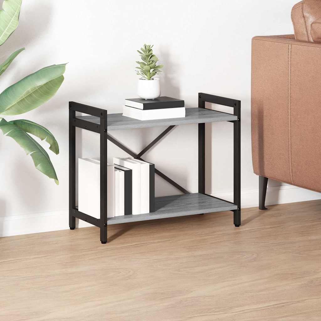 Kirjahylly Harmaa sonoma 60 x 30 x 48.5 cm Tekninen puu