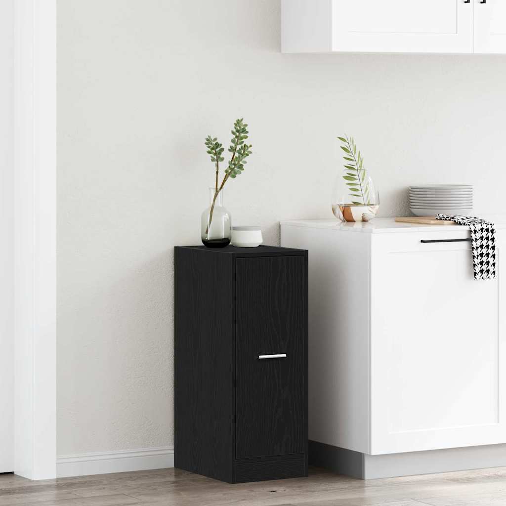 Apteekkarikaappi Musta Tammi 40x41x77,5 cm Tekninen Puu