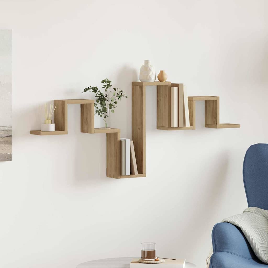 Seinähylly Artisan Tammi 104,5x10x43 cm Tekninen Puu