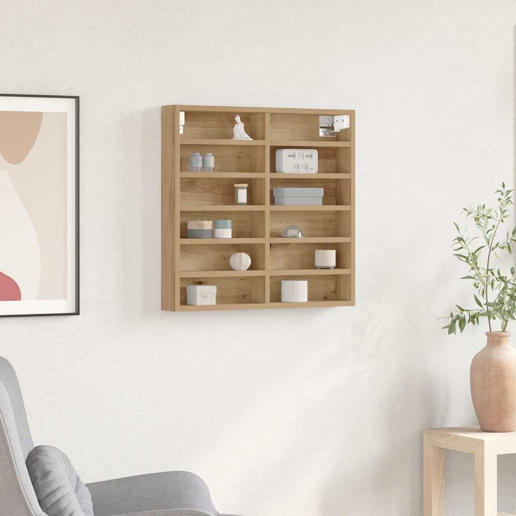 Vitrine Kaappi Artisan Tammi 60x8,5x58 cm Keinokuitu