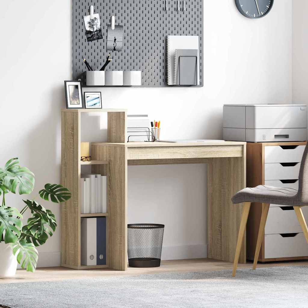 kirjoituspöytä Sonoma Oak Lastulevy Keskikoko