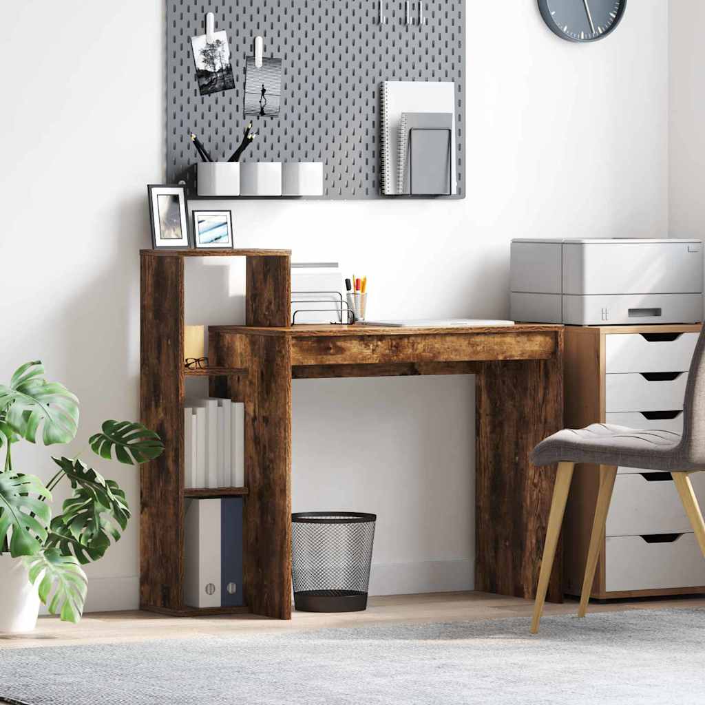 Kirjoituspöytä Savutettu tammi Lastulevy Keskikokoinen