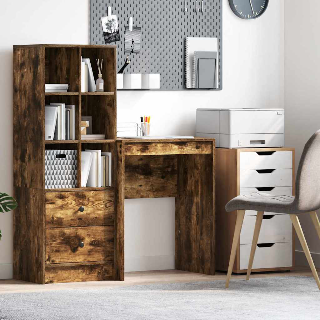 Kirjoituspöytä Savustettu tammi Tekninen puu 60 x 40 x 76 cm