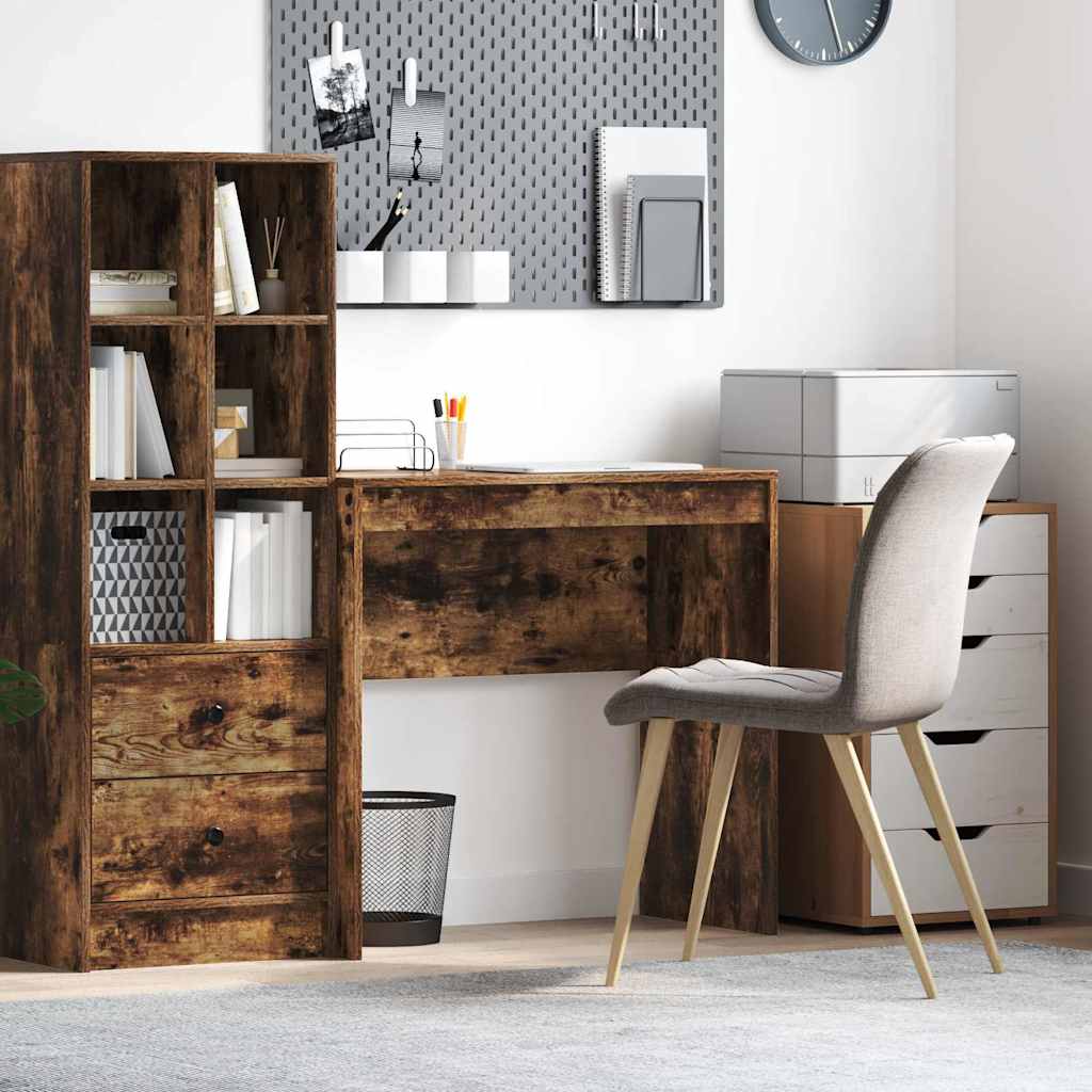 Kirjoituspöytä Savutettu tammi Tekninen puu Kompakti