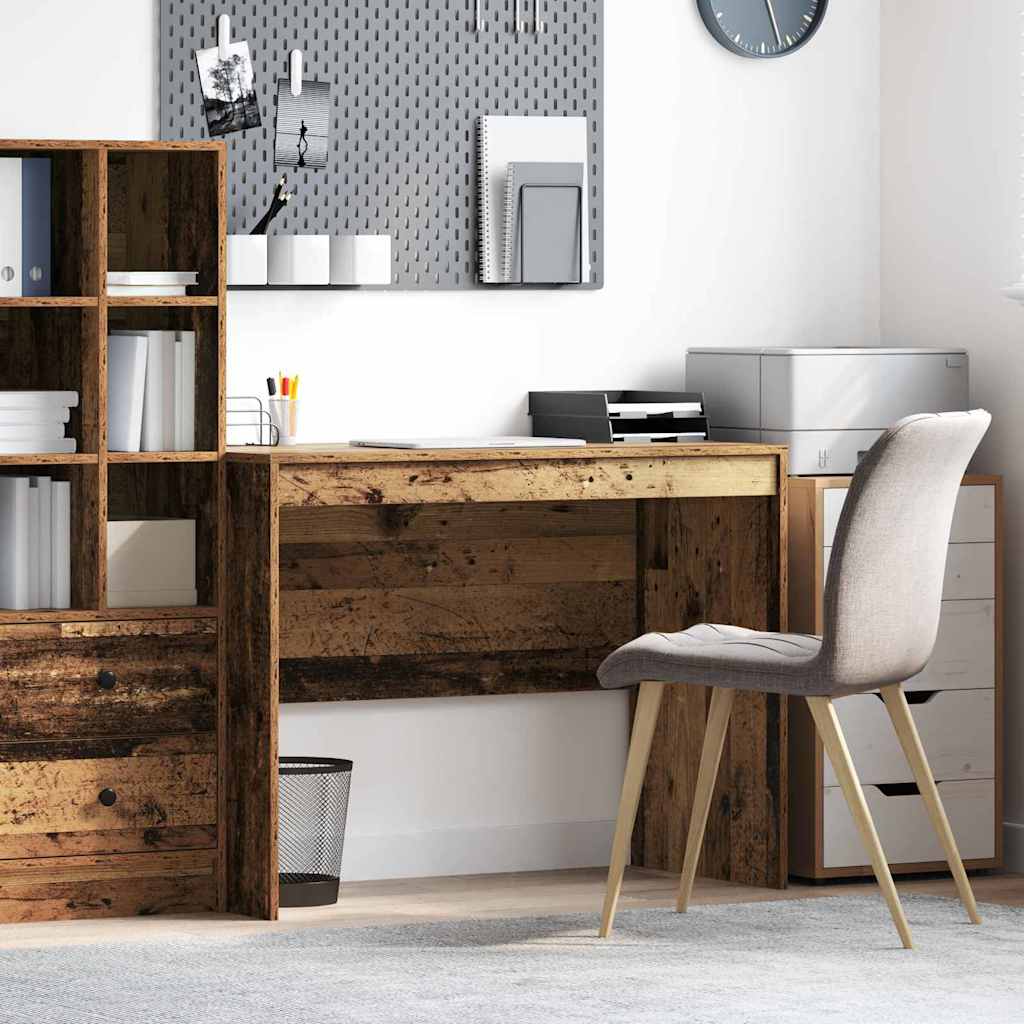 Rustiikkinen kirjoituspöytä Vanha puu Massiivipuu 100 x 50 x 76 cm