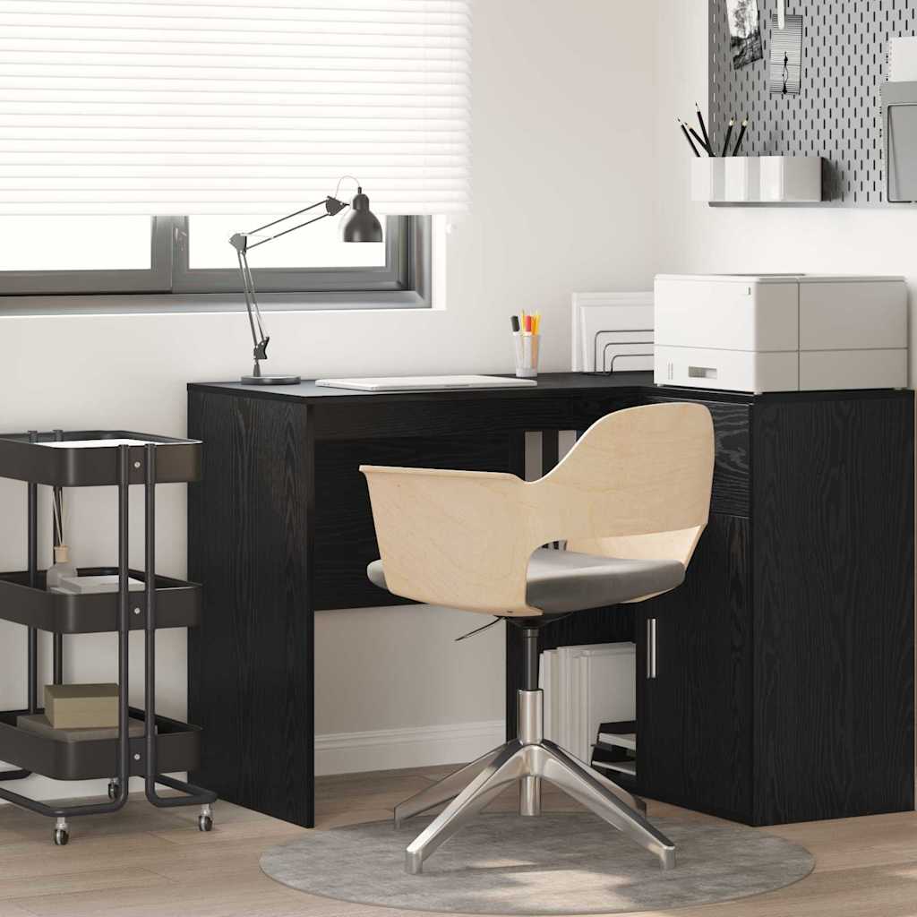 kirjoituspöytä Musta tammi Tekninen puu Kompakti Musta tammipöytä