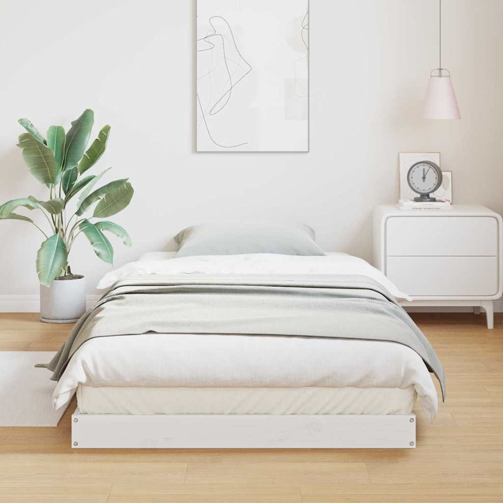 Lattiasänky 100x220 cm Massiivipuusta Mänty