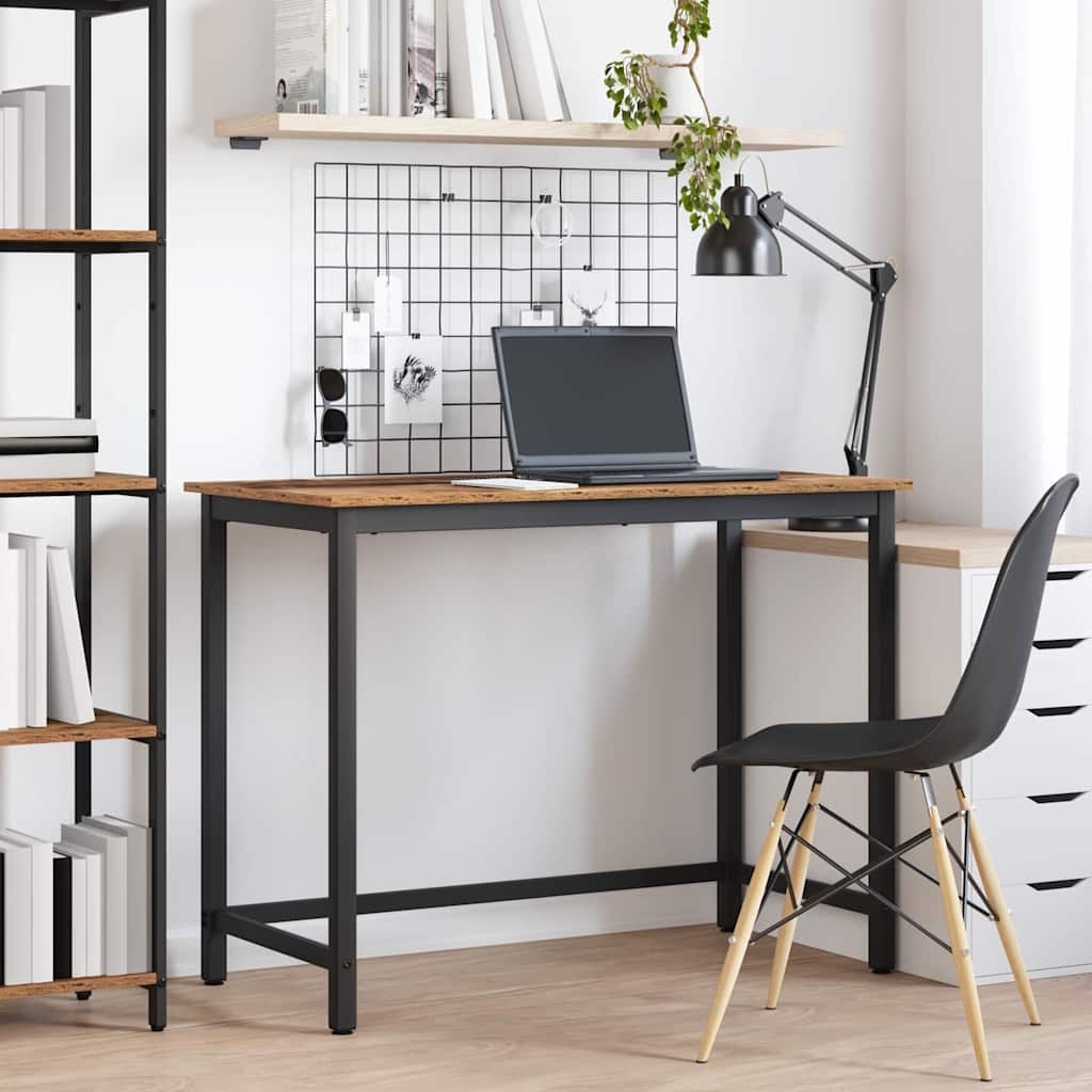 Pöytä Vanha puu 80 x 50 x 76,5 cm Kehitetty puu ja teräs