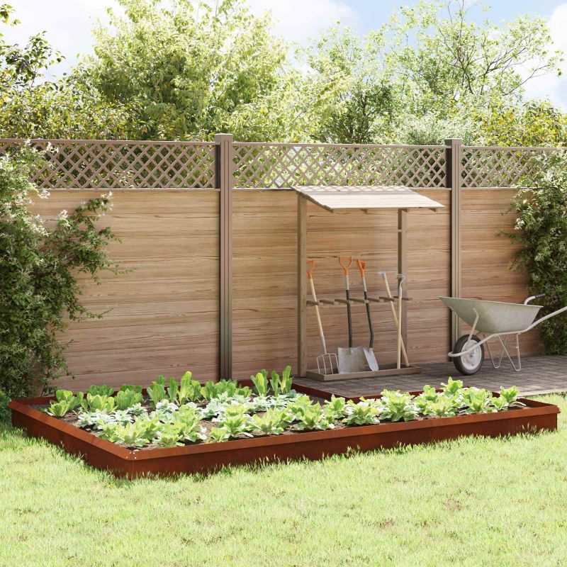 Etana-aidat 16 pcs Ruosteinen Kulunut Teräs