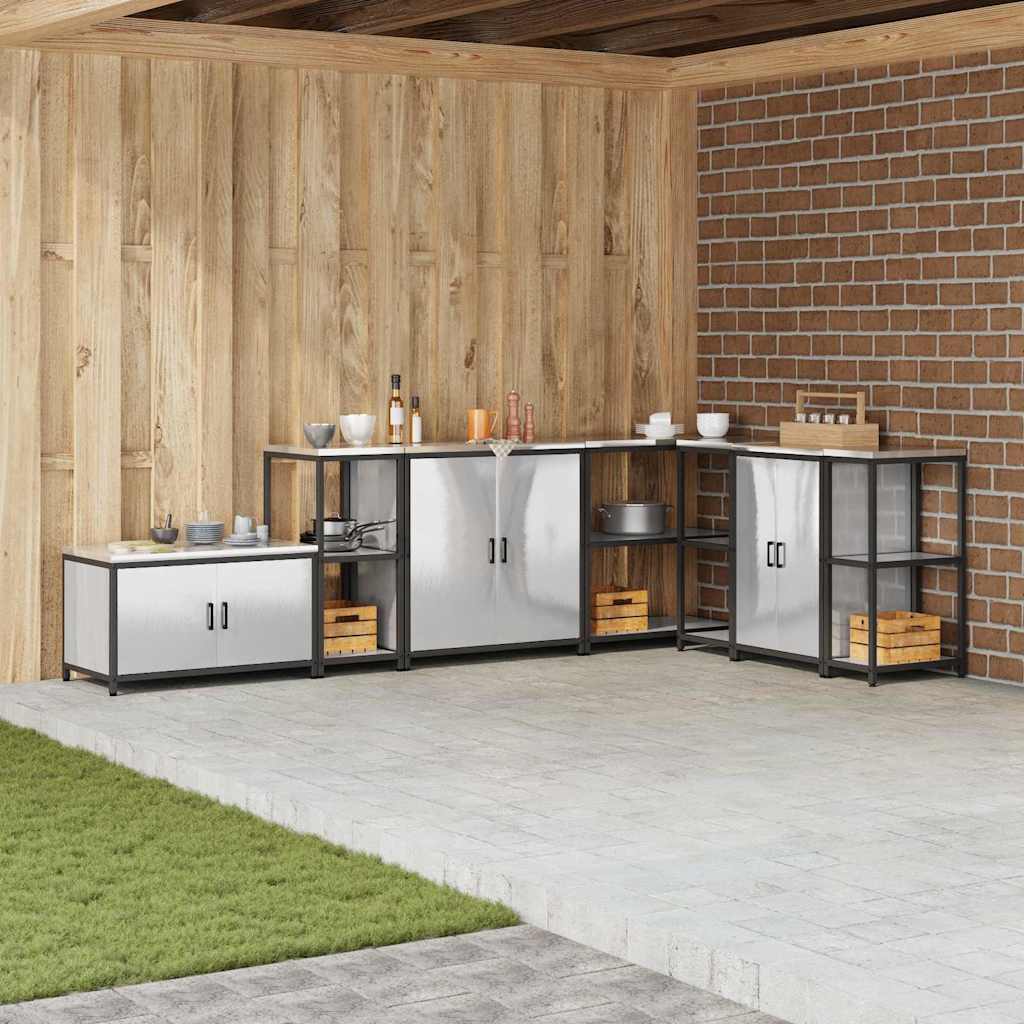 Keittiövarastohylly Hopea 60 x 50 x 92 cm Ruostumaton teräs