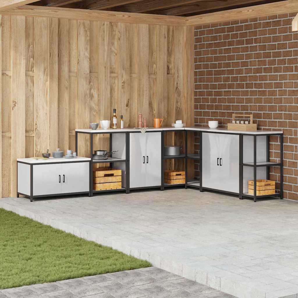 Keittiön säilytyskaappi Hopea 60 x 50 x 92 cm Ruostumaton teräs