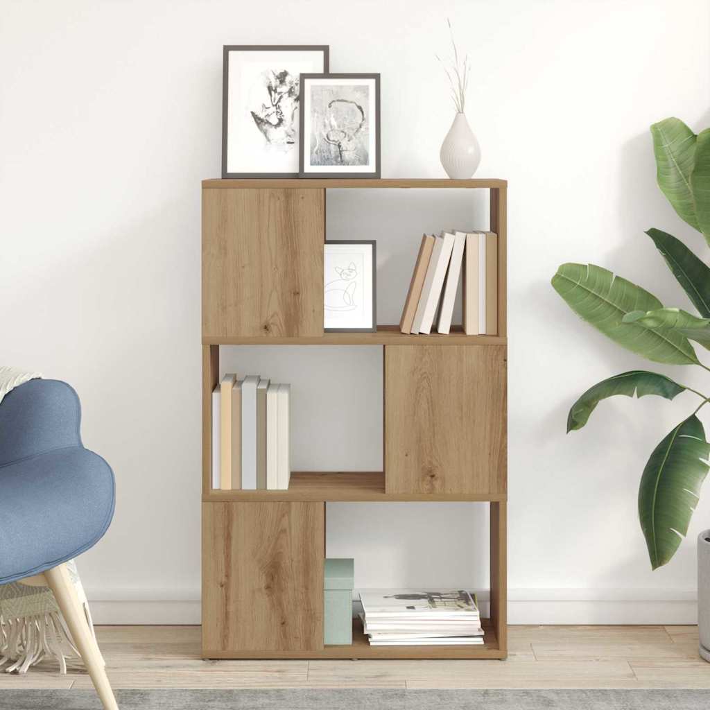 Kirjahylly Artisan oak Tekninen puu 60 x 24 x 94 cm Kirjahylly