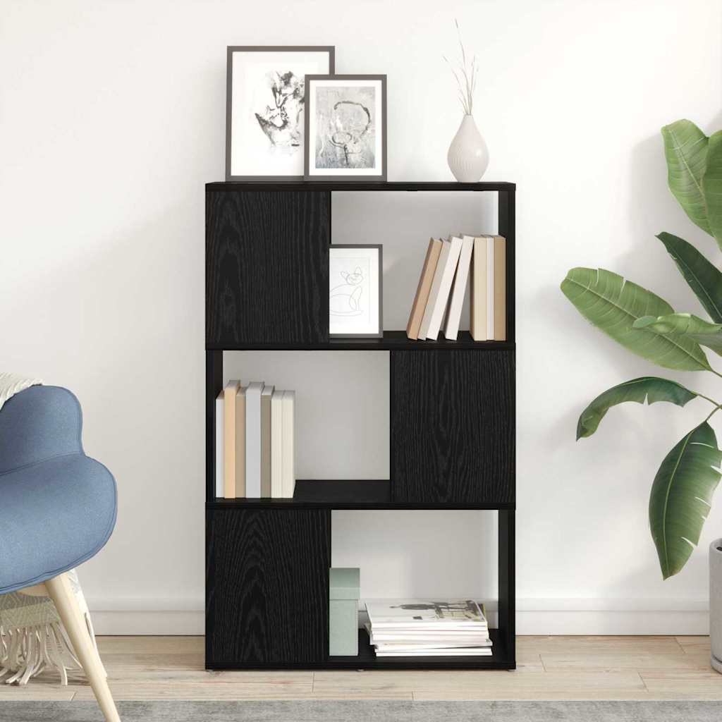 Viihdekeskus Musta tammi Tekninen puu 60 x 24 x 94 cm