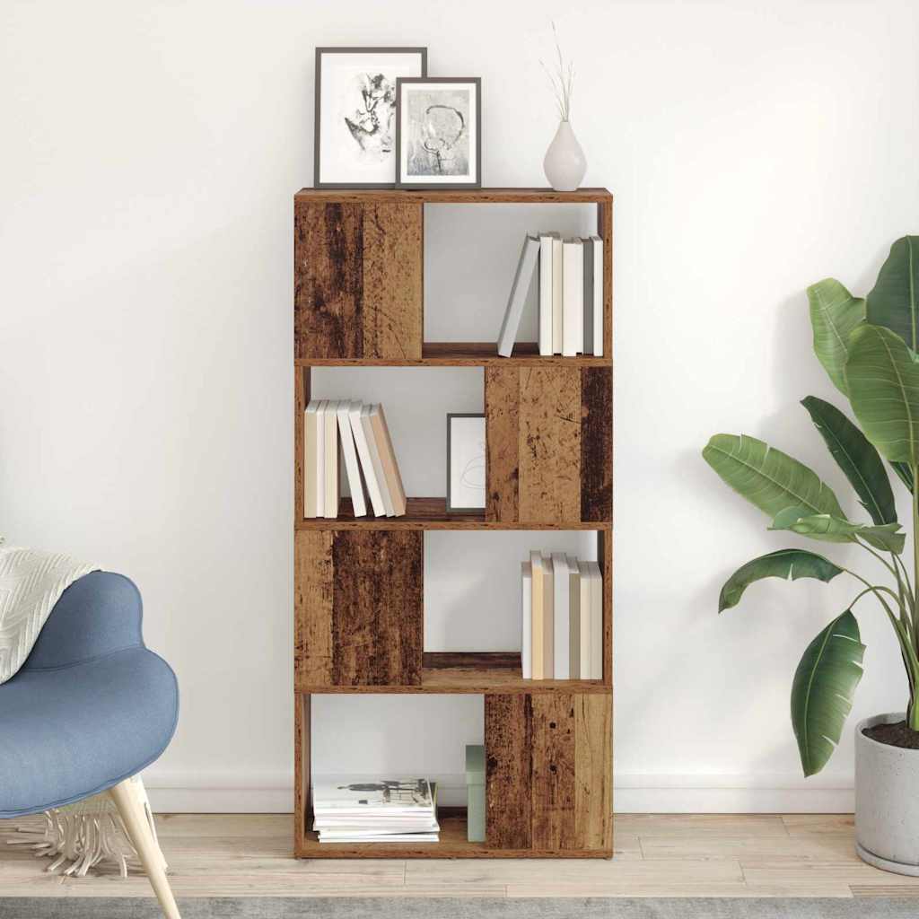 Säilytysyksikkö Vanha puu MDF 60 x 24 x 124 cm Säilytysyksikkö