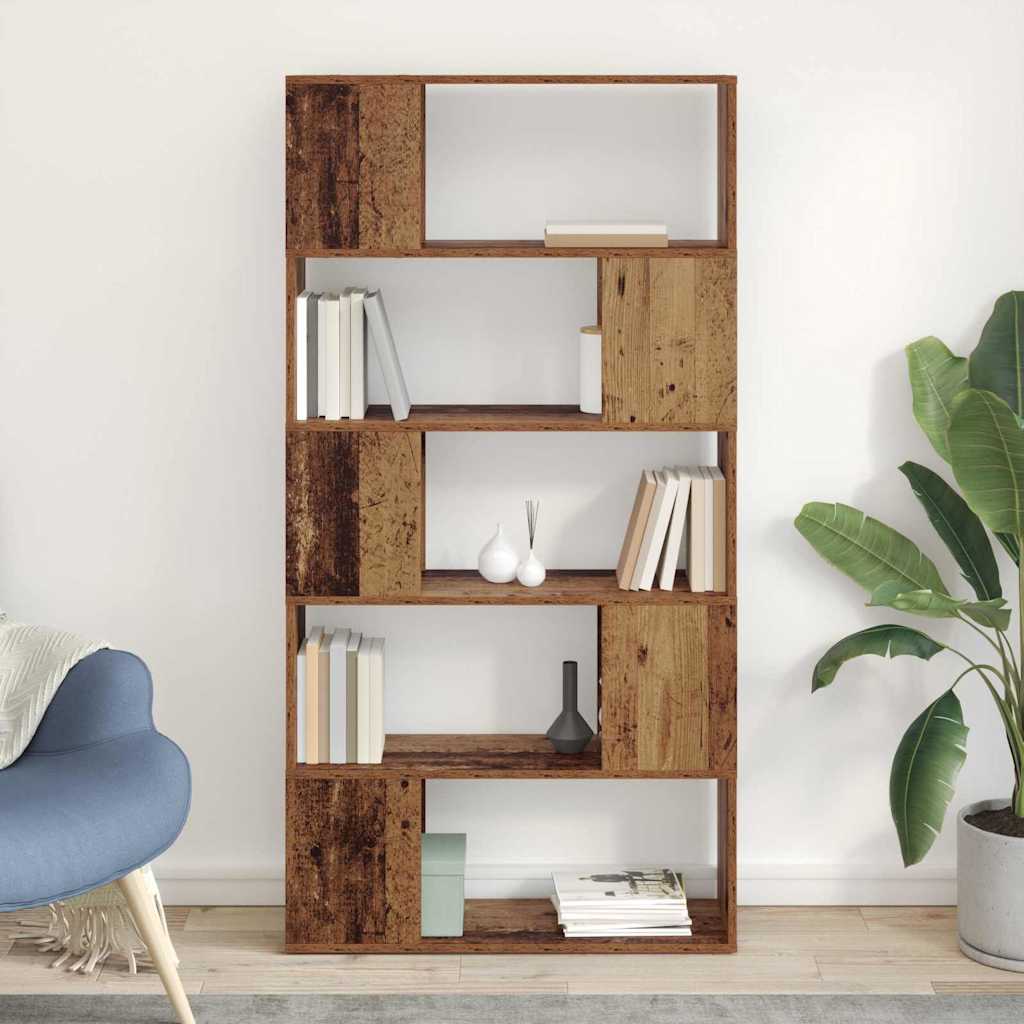 säilytysosa Vanha puu Kierrätetty täyspuu 80 x 24 x 155 cm