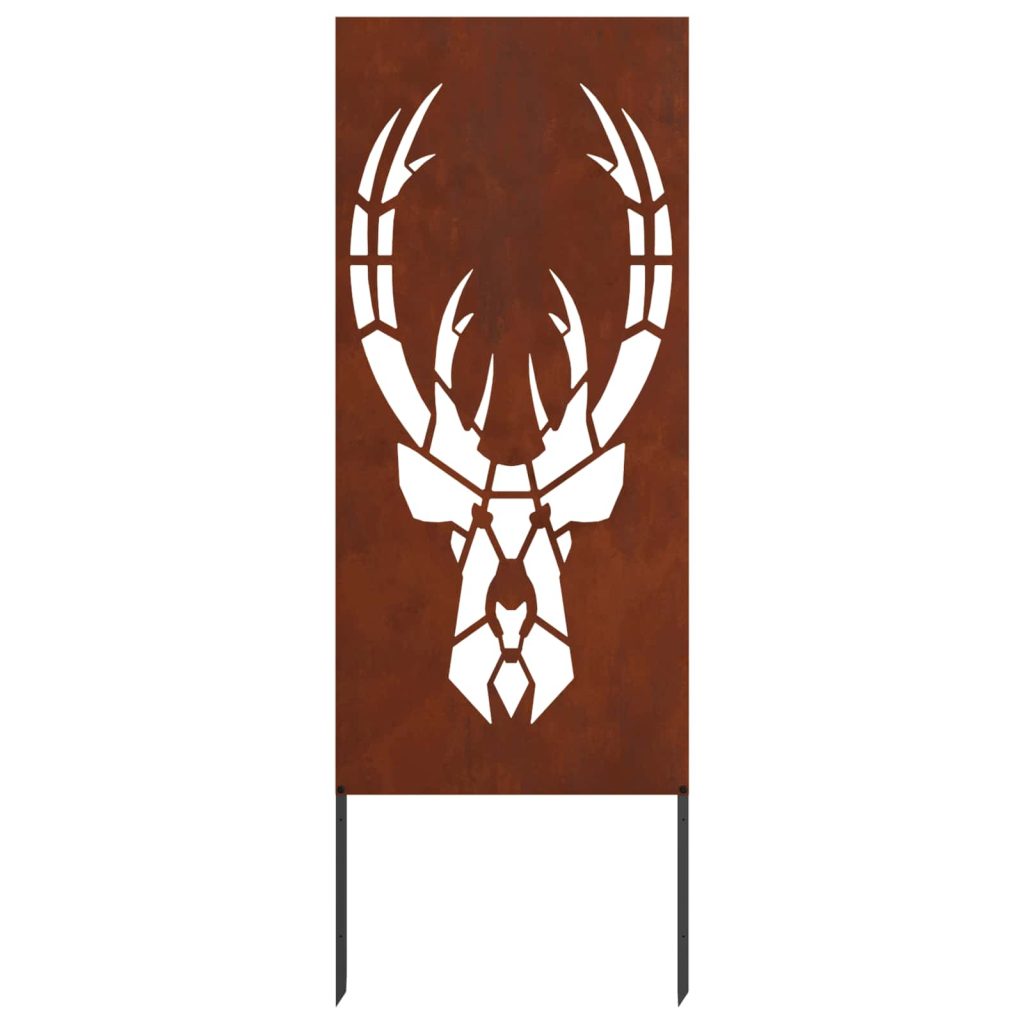 Puutarhan koristepaneeli Ruosteinen 50 x 140 cm