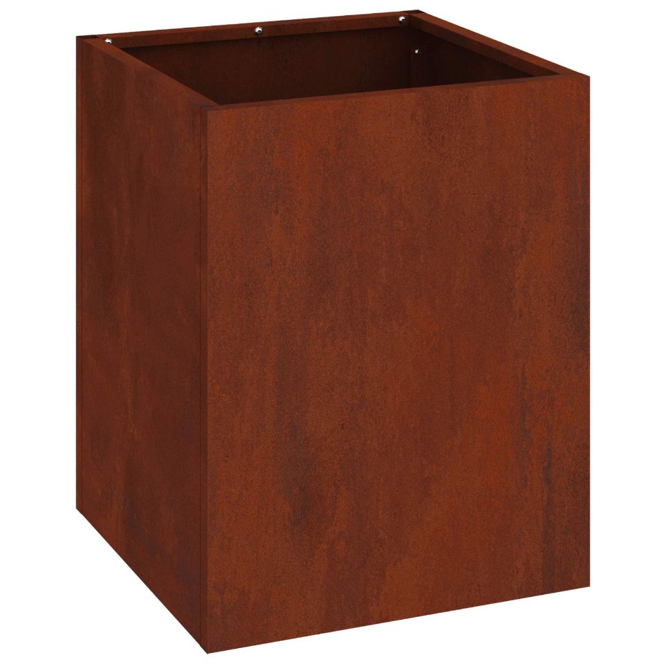 Puutarha ruukku Ruosteinen 50 x 32 x 40 cm Corten-teräs