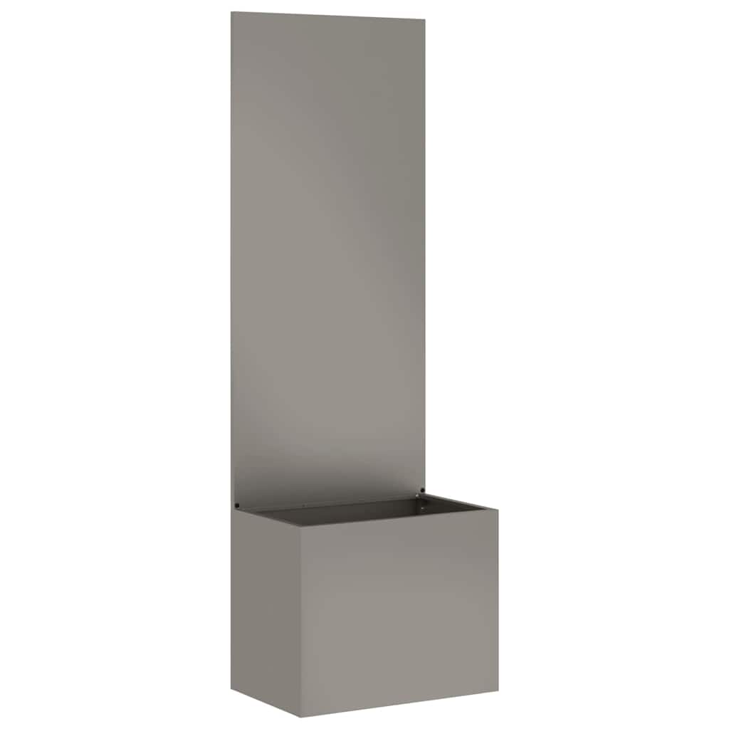 Puutarhan yksityisyyden verho Viivakuvio Ruosteinen 50 x 140 cm