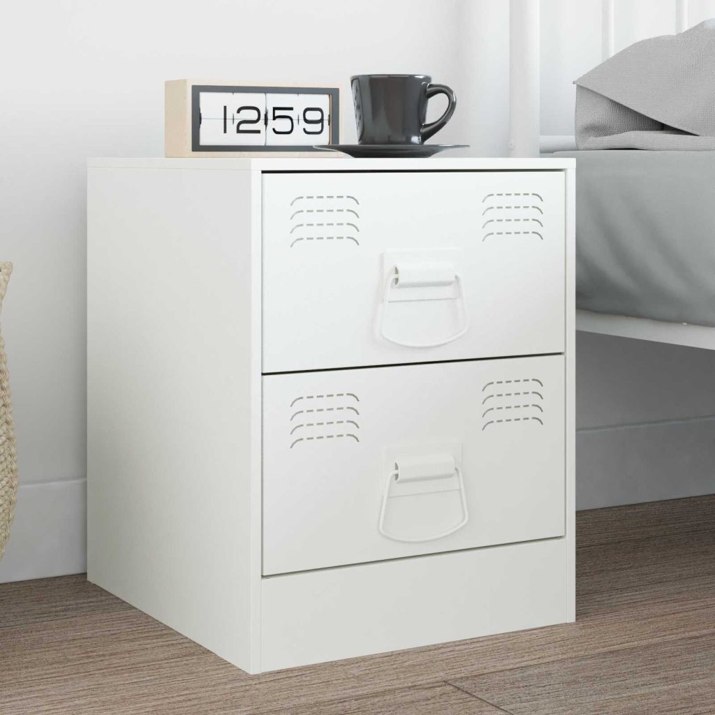 Kaappikahvat 2 pcs Valkoinen 85 x 45 mm Metalli