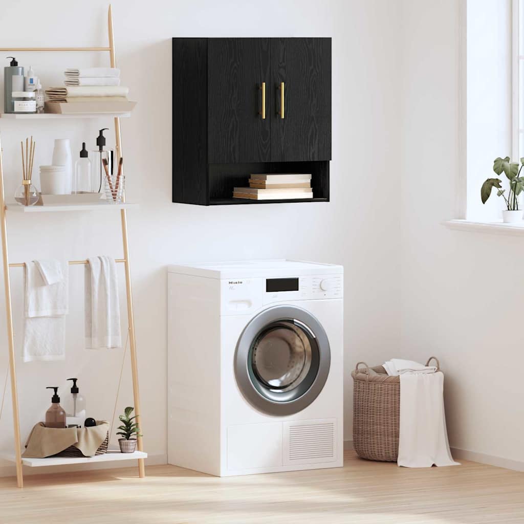 Seinäkaappi Musta tammi 60 x 31 x 70 cm Tekninen puu