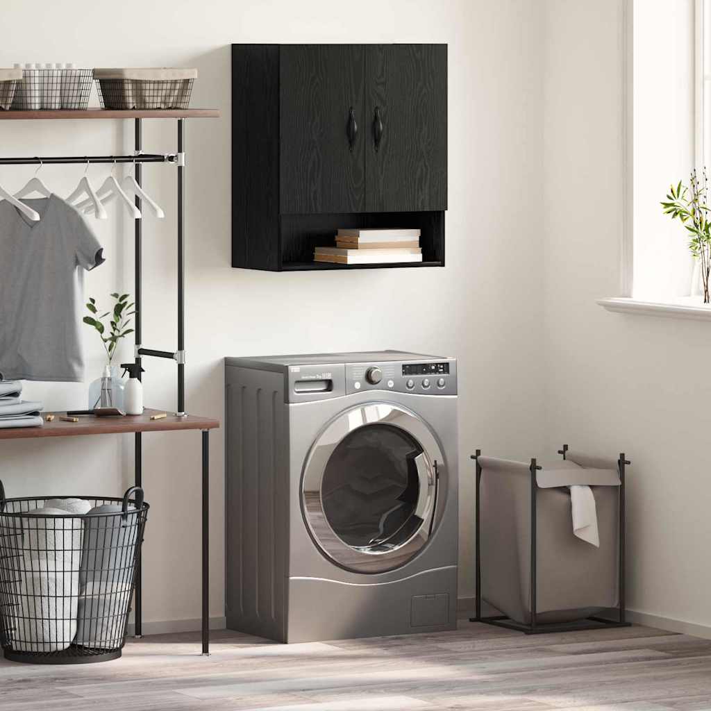 Seinäkaappi Musta tammi 60 x 31 x 70 cm Tekninen puu