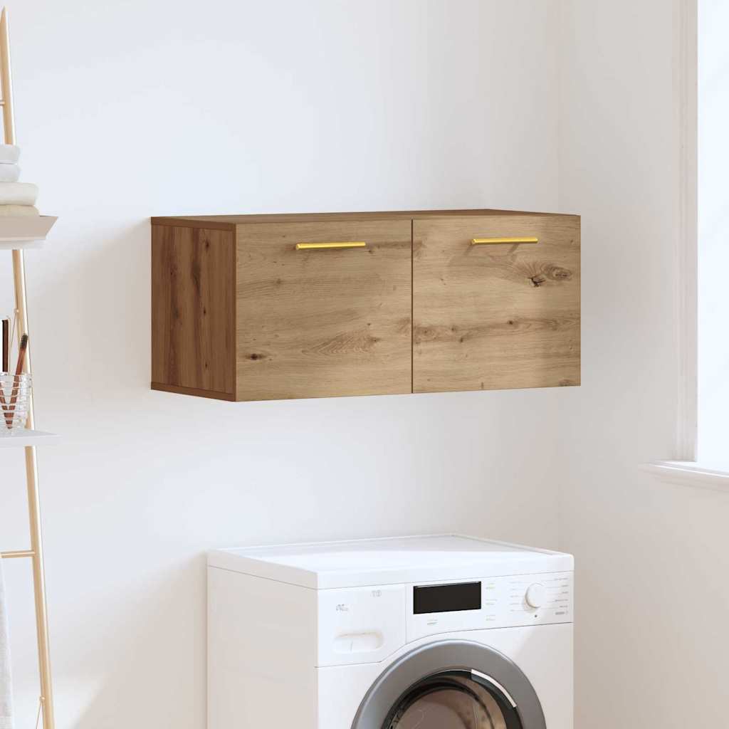 Seinäkaappi Käsityöläisvalmistettu tammi 80 x 36.5 x 35 cm