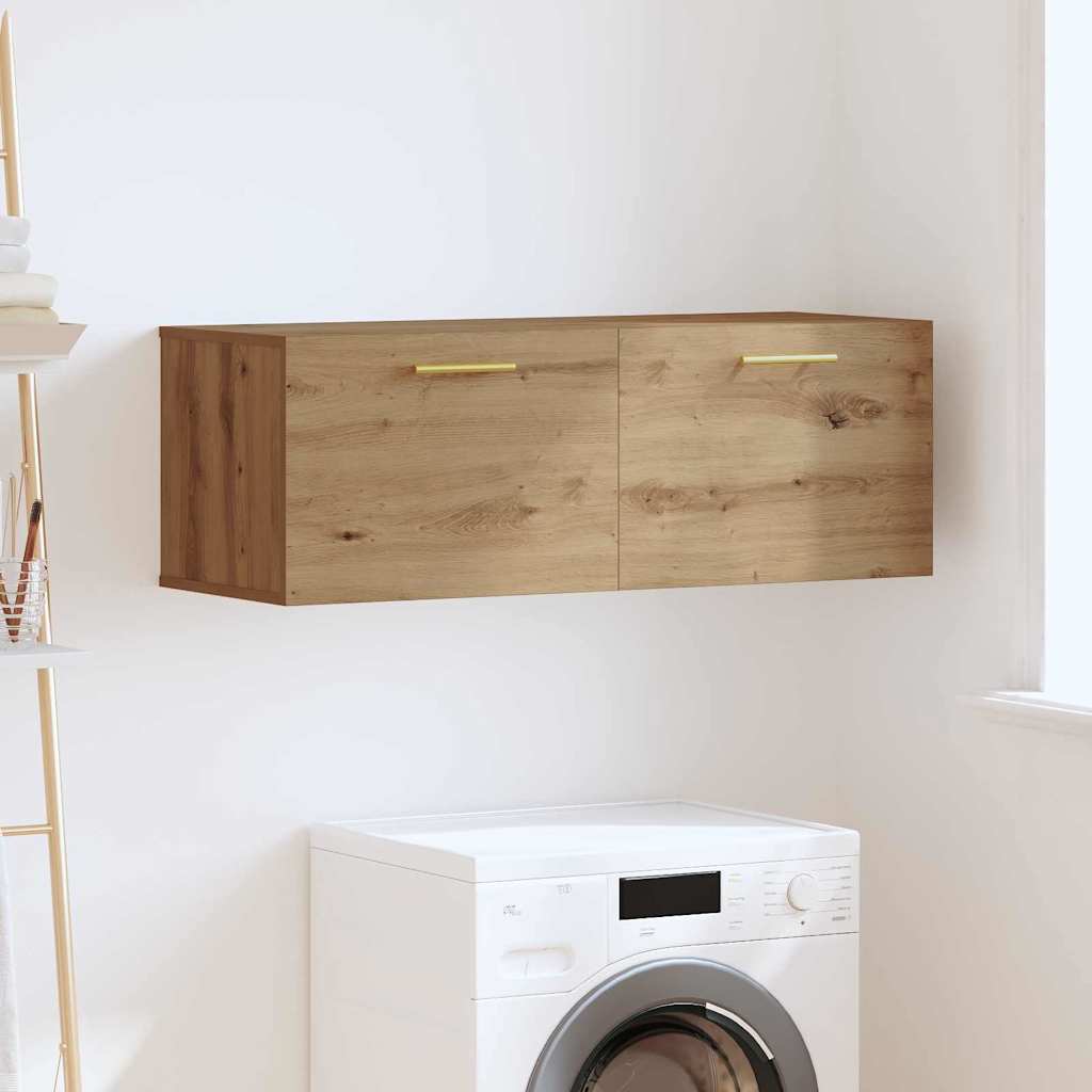 Seinäkaappi artesaani tammi 100 x 36.5 x 35 cm Tekninen puu