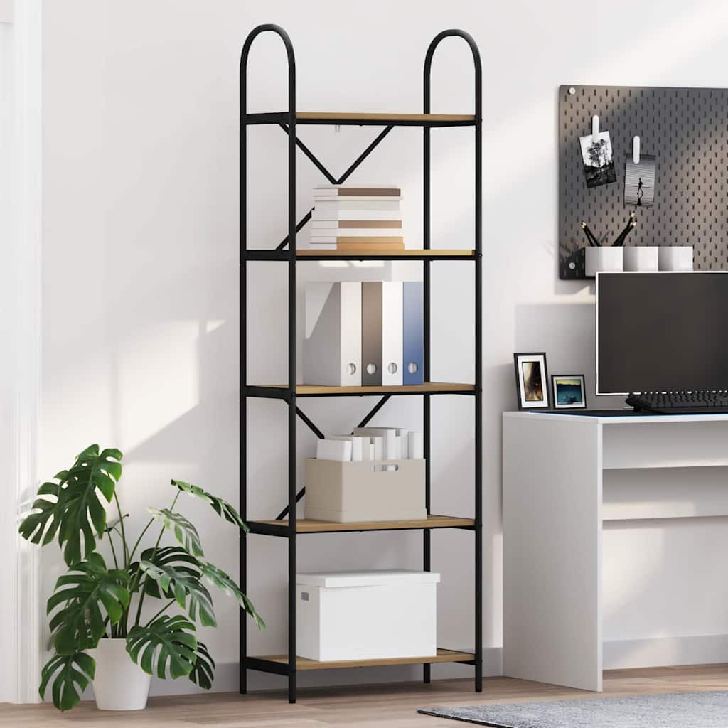 Kirjahylly artesaani tammi 60 x 30 x 183 cm Tekninen puu