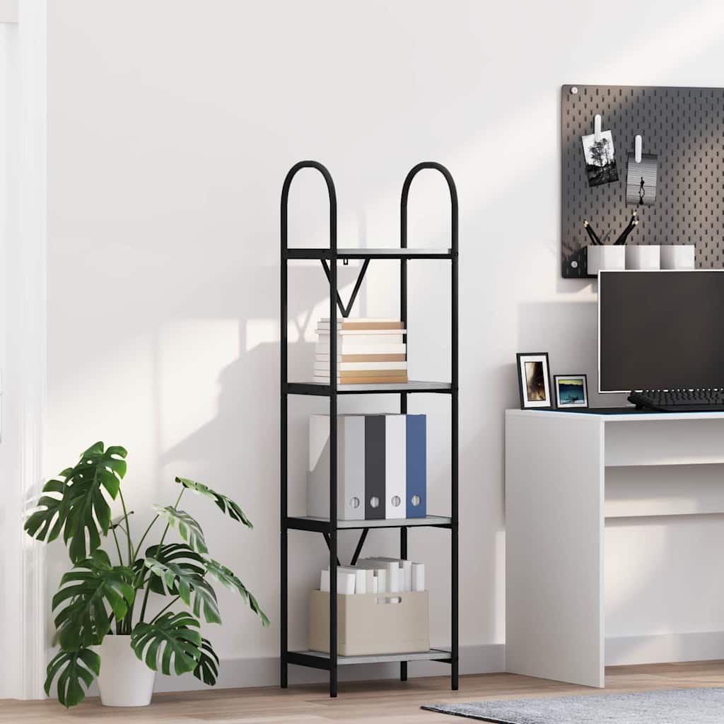 Kirjahylly Harmaa sonoma 40 x 30 x 146 cm Tekninen puu