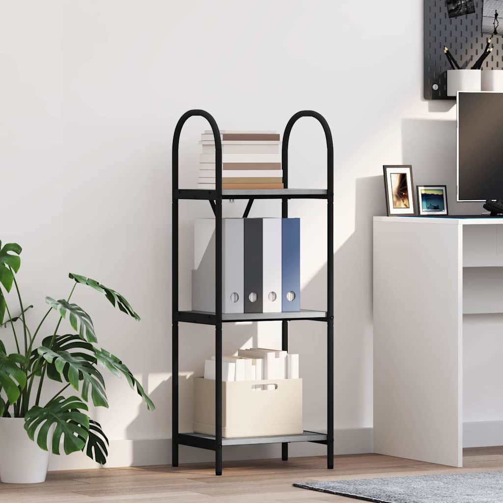 Kirjahylly Harmaa sonoma 40 x 30 x 109 cm Tekninen puu