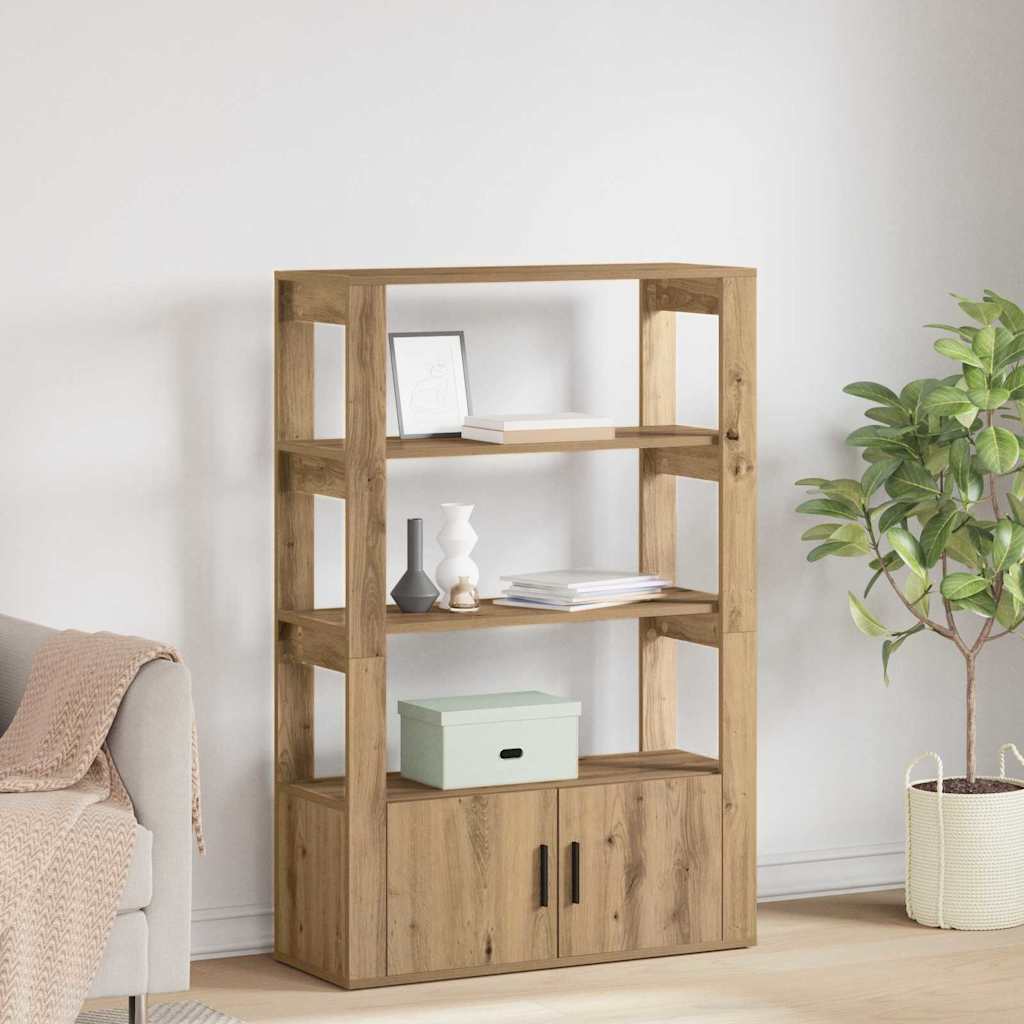 Sivupöytä artesaani tammi 30 x 80 x 119.5 cm Tekninen puu