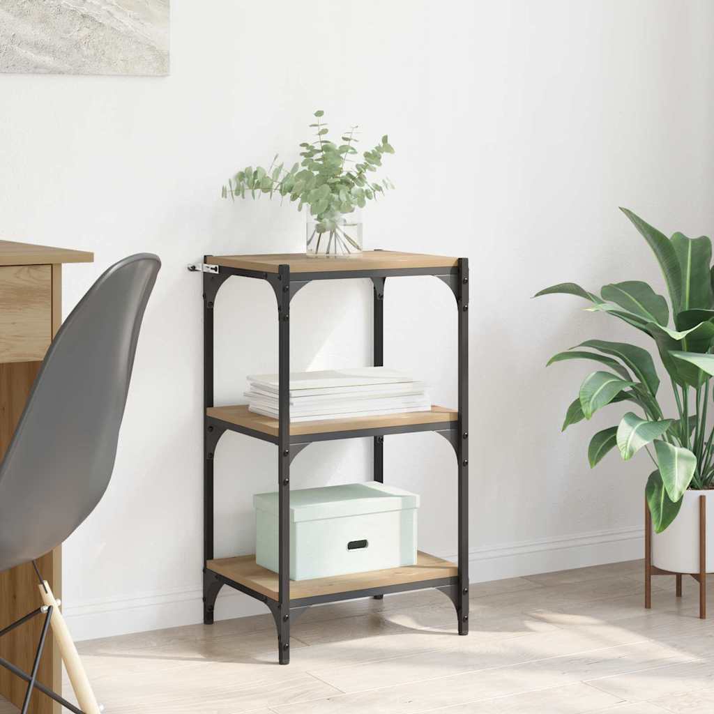 Kirjahylly artesaani tammi 40 x 33 x 71 cm Tekninen puu