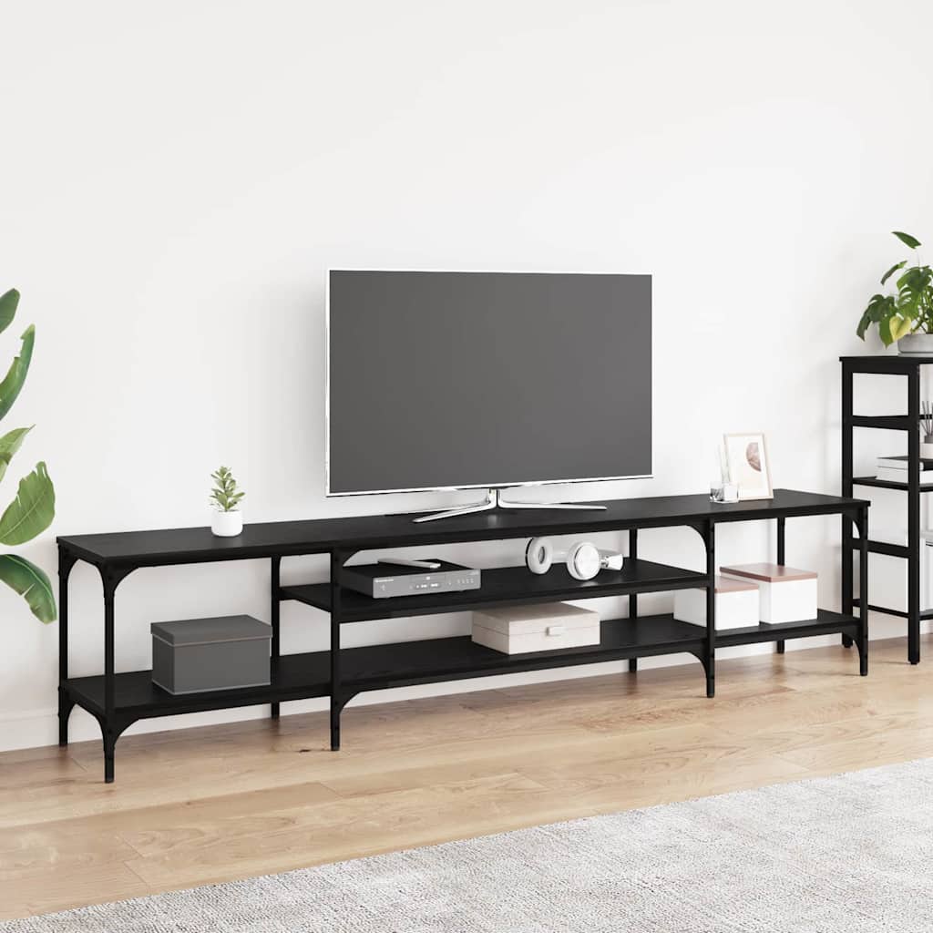 TV-kaappi Musta tammi. 201 x 35 x 45 cm