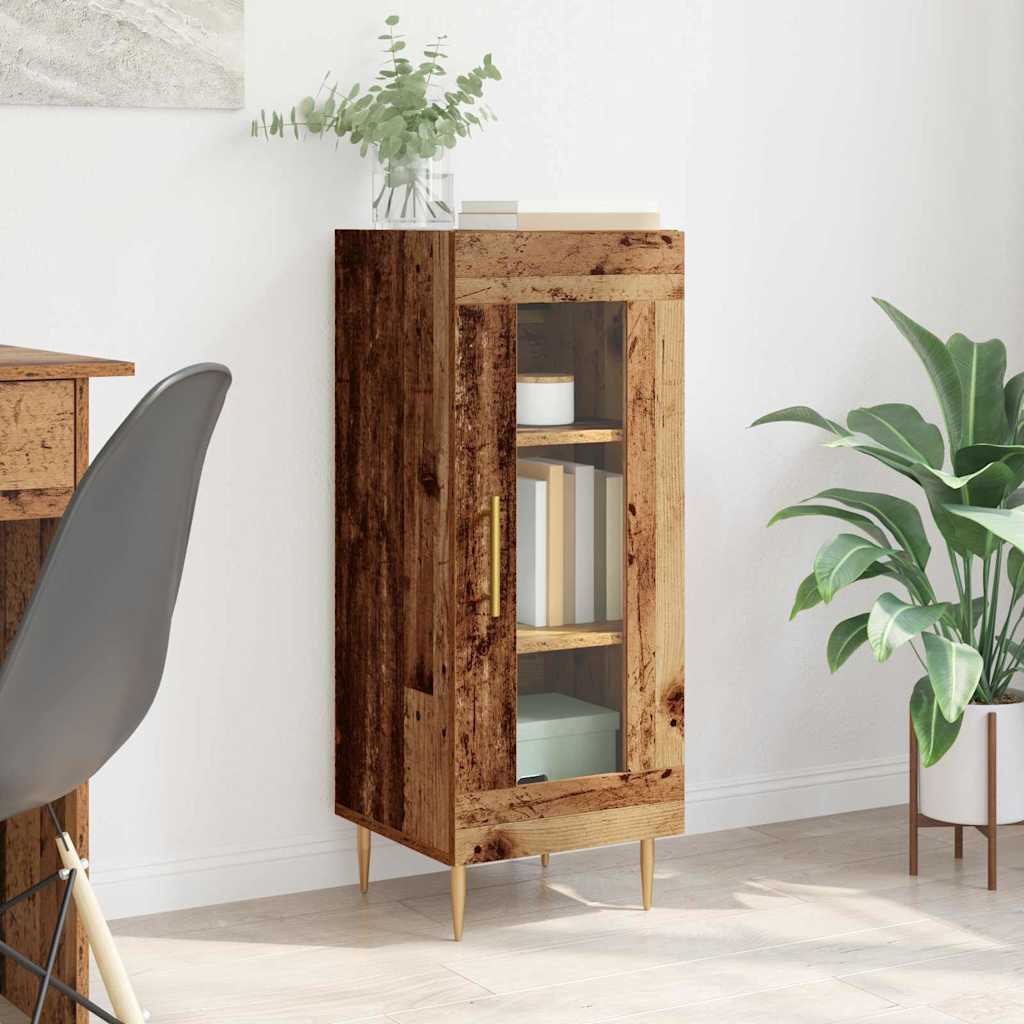 Sivupöytä Vanha puu 34 x 34.5 x 90 cm Tekninen puu