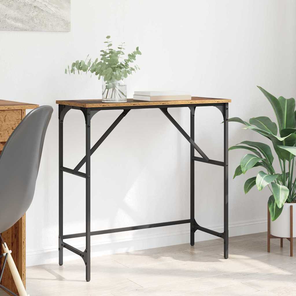 Konsolipöytä Vanha puu 75 x 32 x 75 cm Tekninen puu