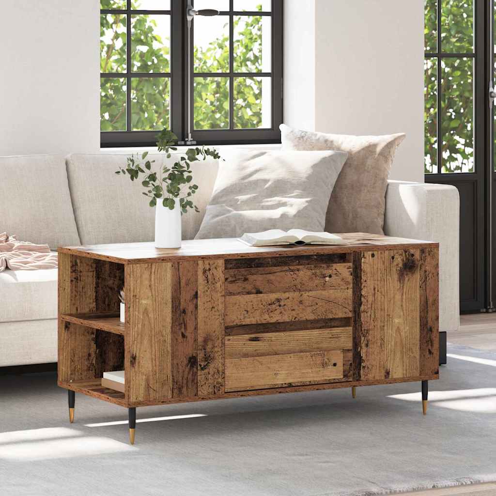 Sohvapöytä Vanha puu 102 x 44.5 x 50 cm Tekninen puu