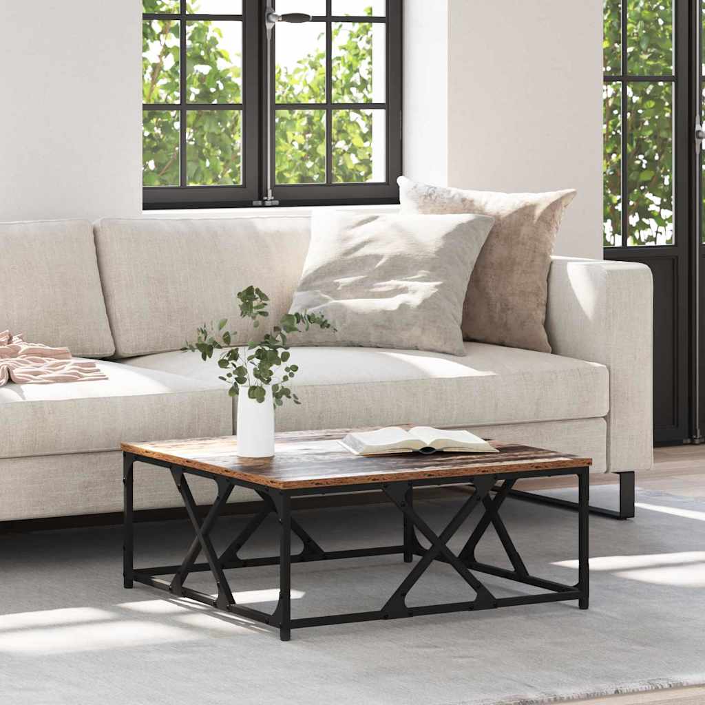 Sohvapöytä Vanha puu 70 x 70 x 30 cm Tekninen puu