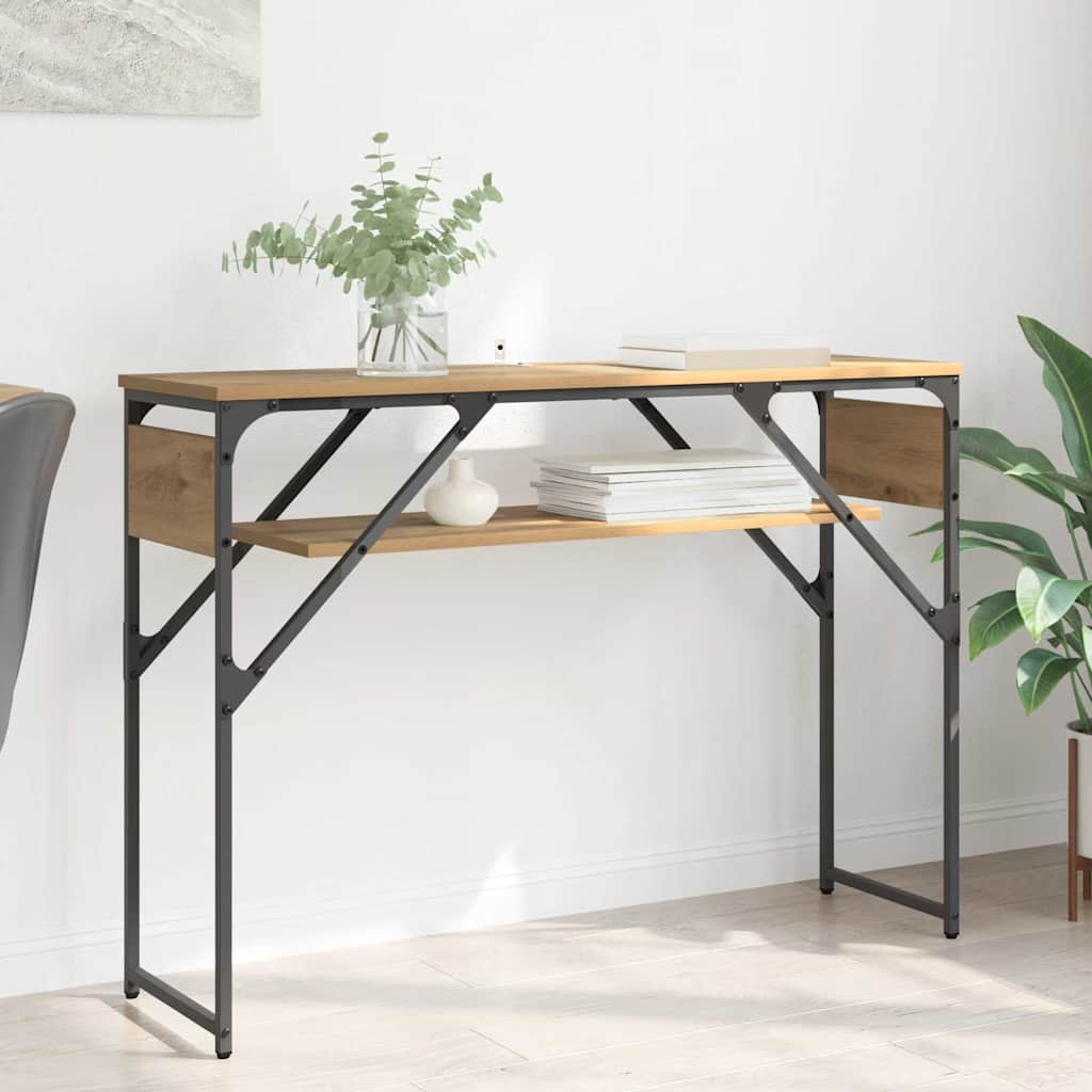 Konsolipöytä Artisan tammi 105x30x75cm Tekninen puu