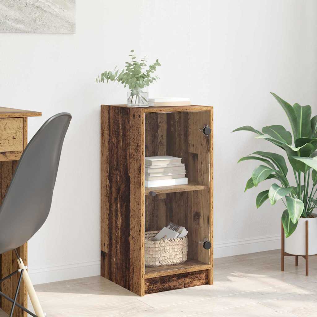 Sivupöytä Vanha puu 35 x 37 x 76 cm Tekninen puu