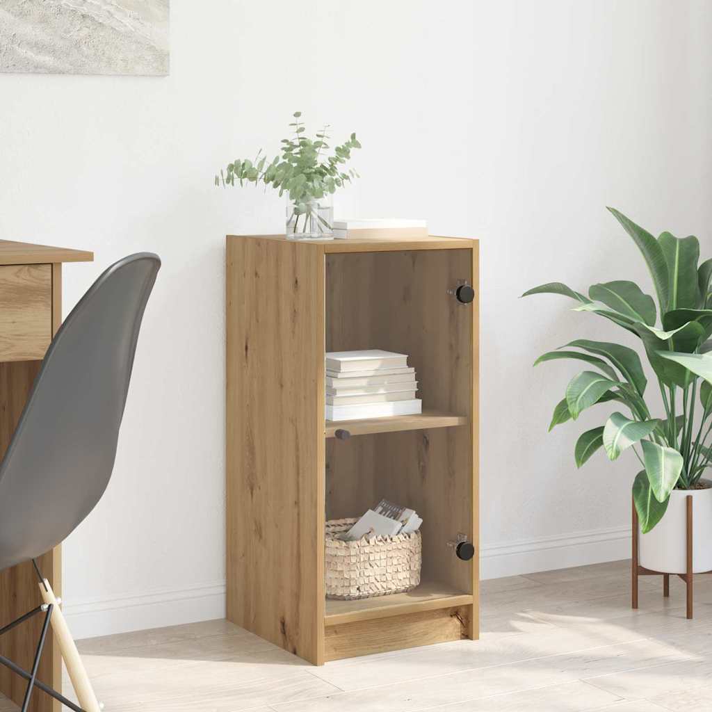 Sivupöytä artesaani tammi 35 x 37 x 76 cm Tekninen puu