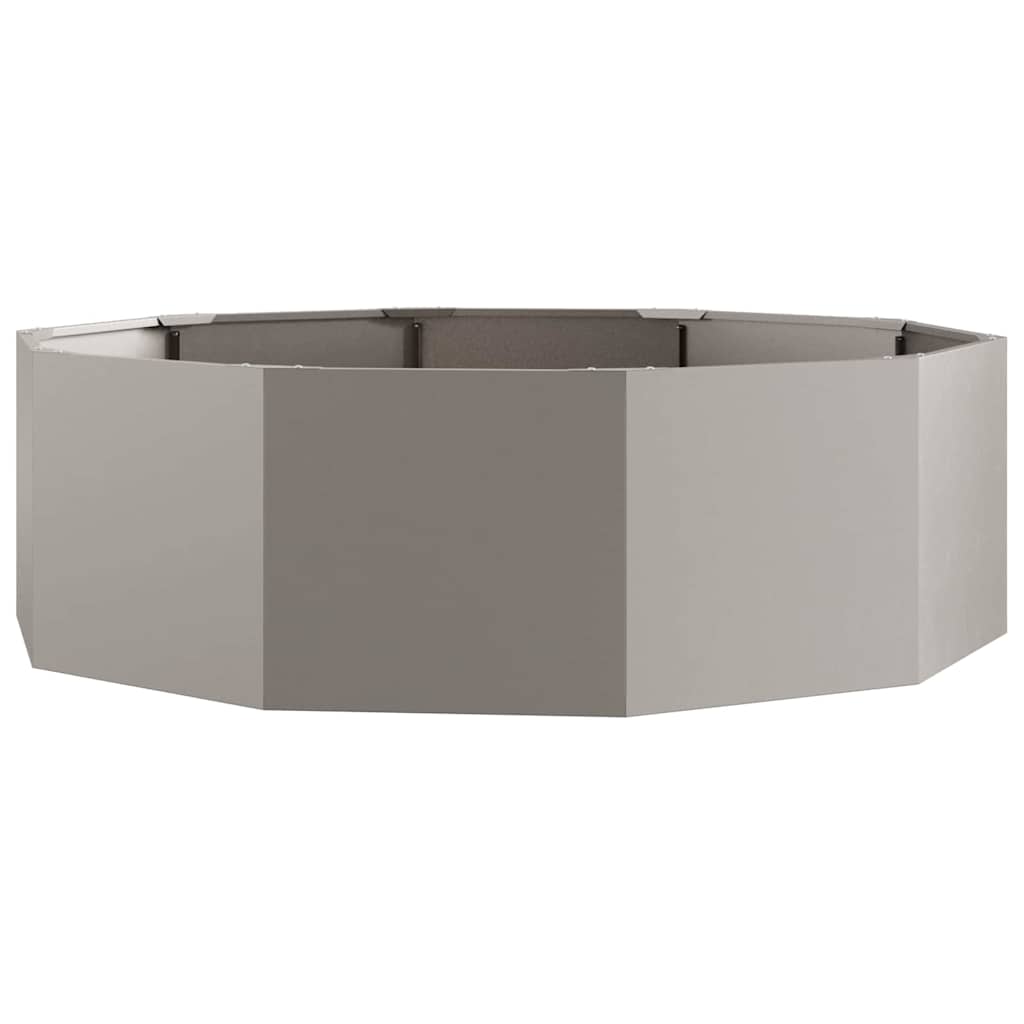 Kukkalaatikko Ruosteinen 120 x 120 x 35 cm Kulunut Teräs