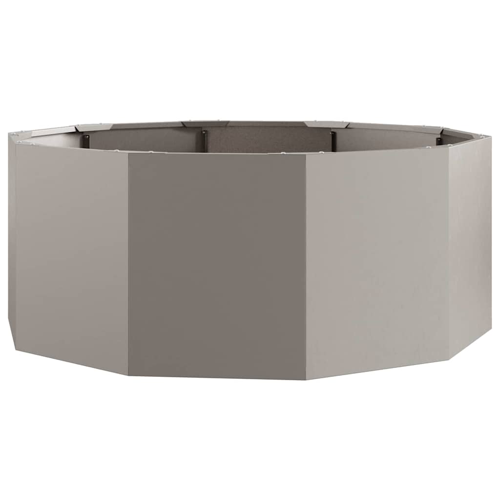 Kukkalaatikko Ruosteinen 90 x 90 x 35 cm Kulunut Teräs