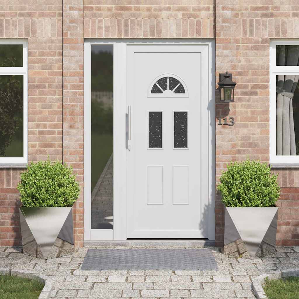 Kukkalaatikko 2 pcs Hopea 50 x 50 x 50 cm Ruostumaton teräs