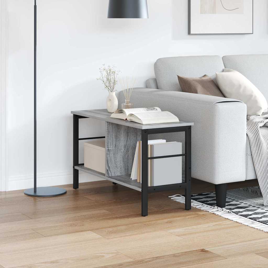 Kirjahylly Harmaa Sonoma 82 x 32 x 47 cm Tekninen puu