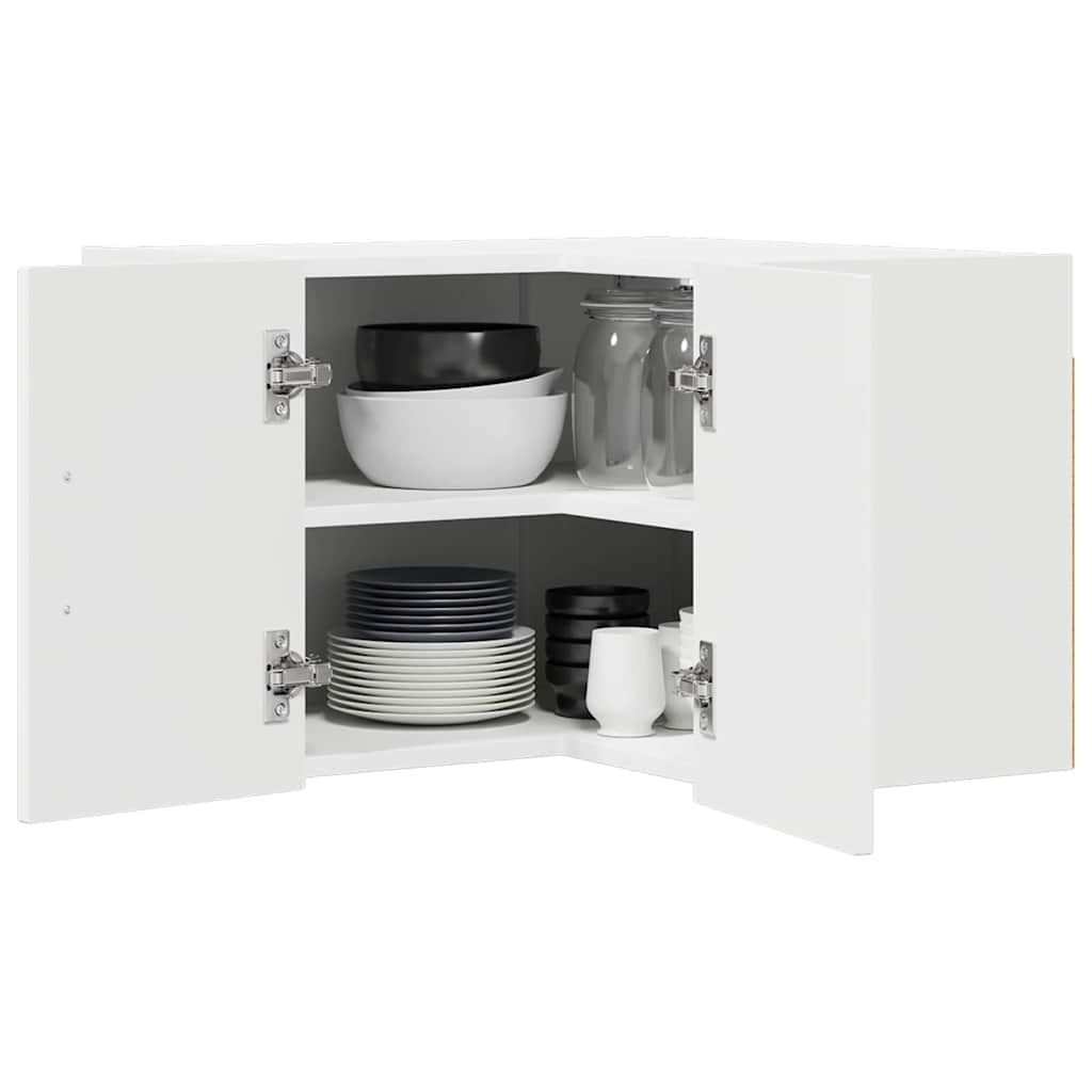 Keittiön seinäkaappi Valkoinen 57 x 57 x 40 cm Tekninen puu